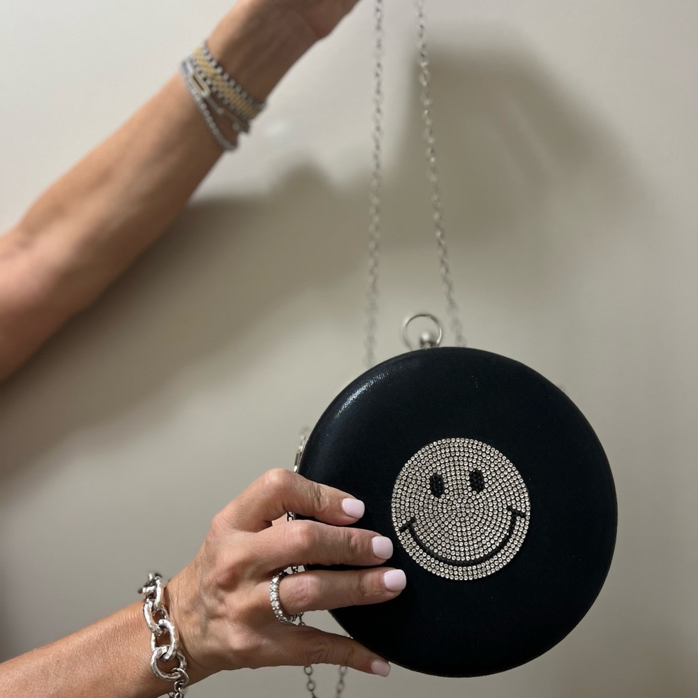 Fun smile purse never worn from a boutique